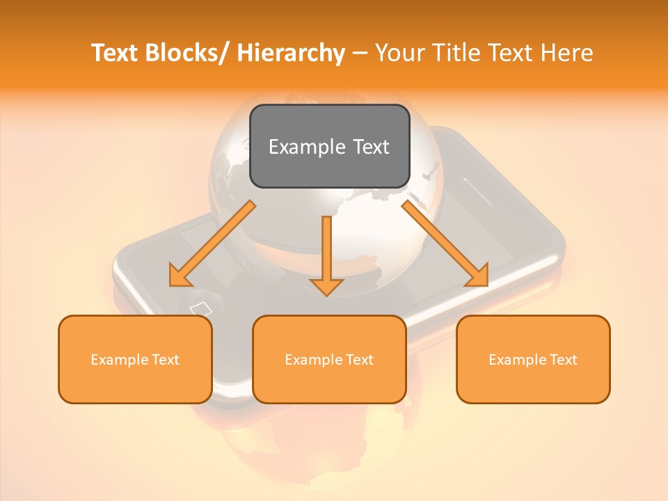 Electronic World Illu Tration PowerPoint Template