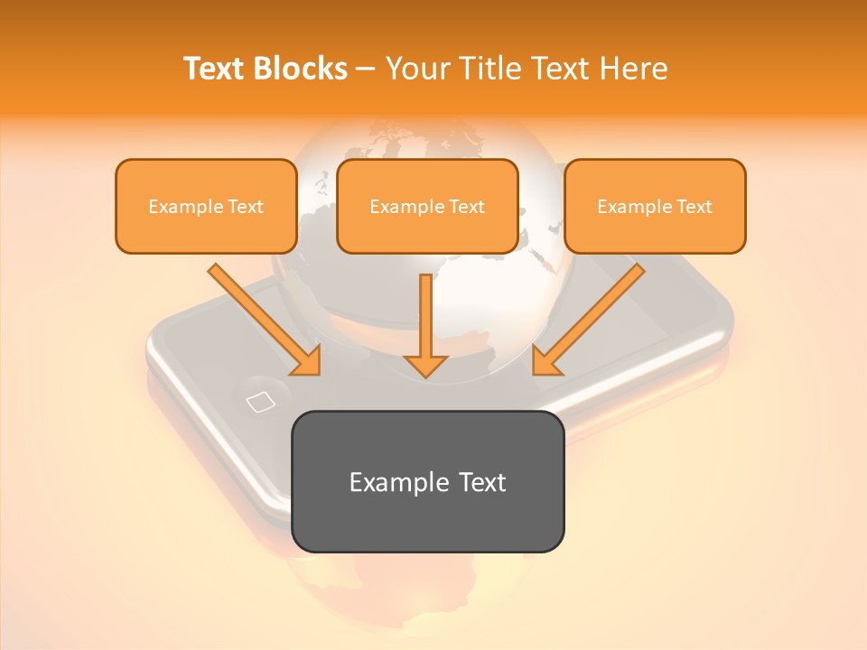 Electronic World Illu Tration PowerPoint Template