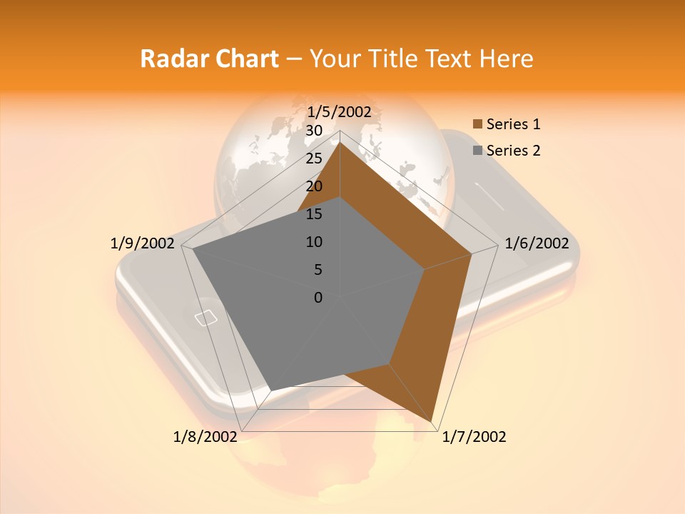 Electronic World Illu Tration PowerPoint Template