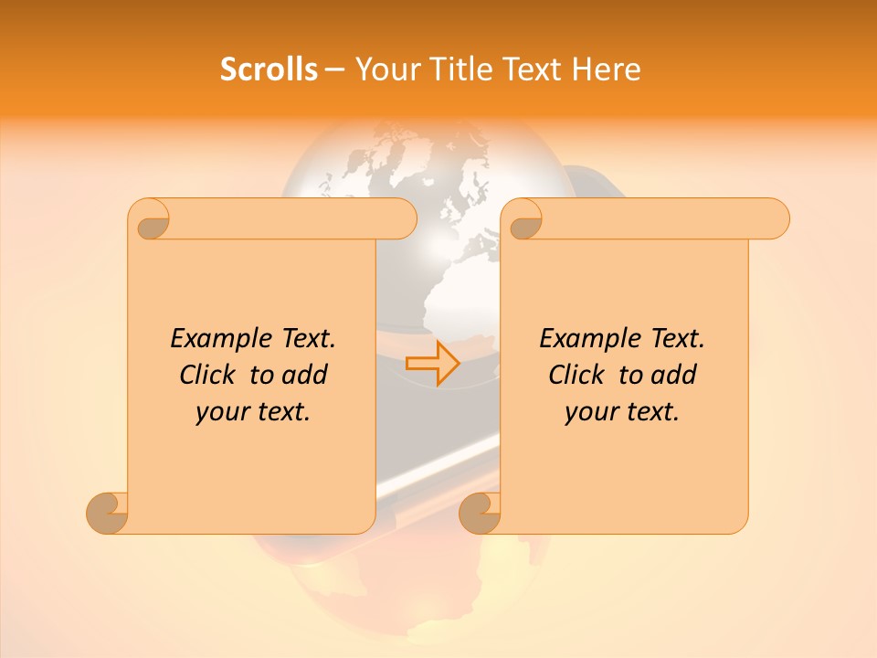 Electronic World Illu Tration PowerPoint Template