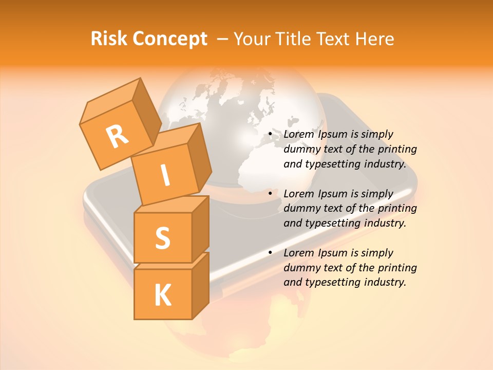 Electronic World Illu Tration PowerPoint Template