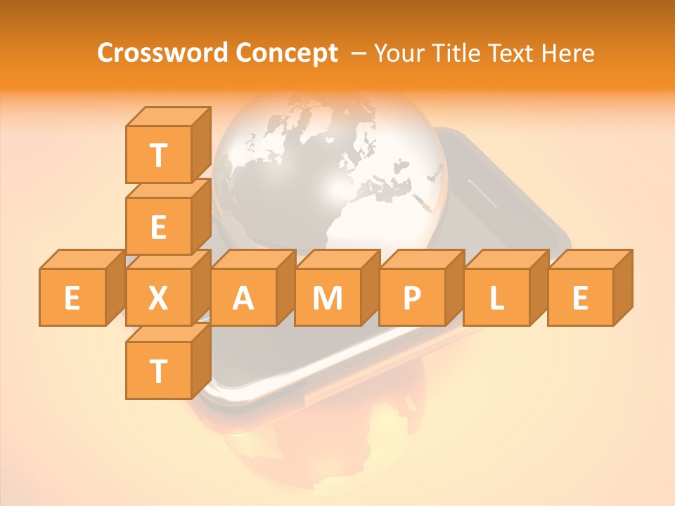 Electronic World Illu Tration PowerPoint Template