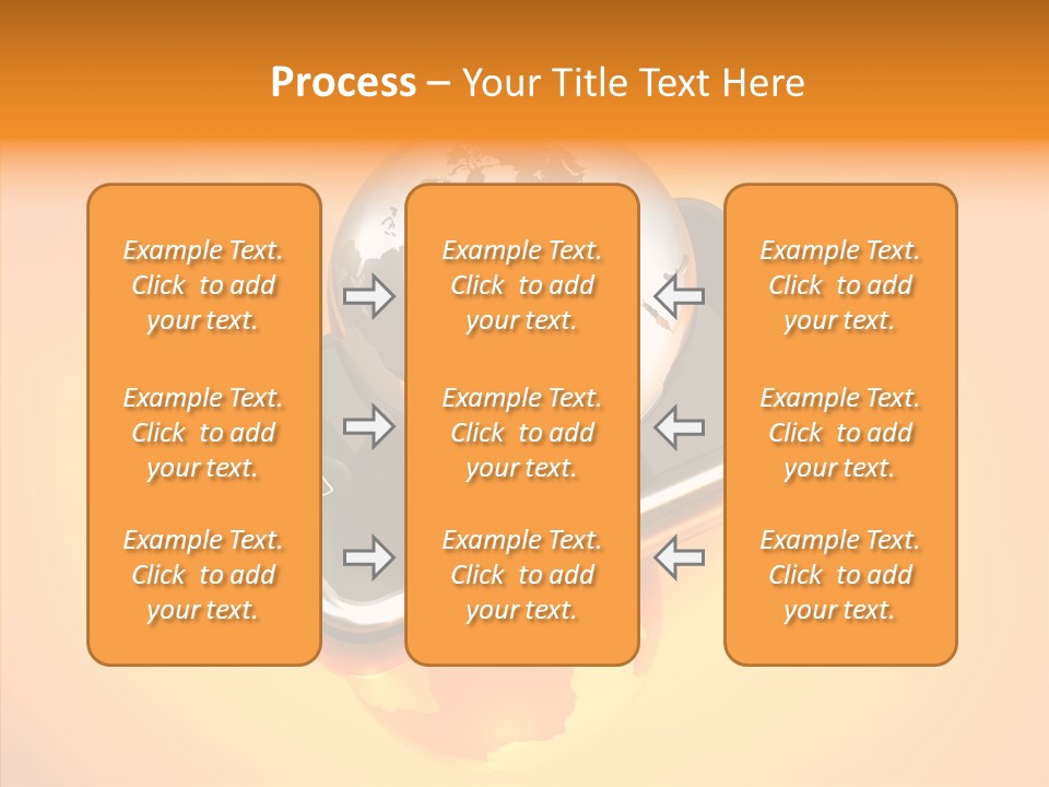 Electronic World Illu Tration PowerPoint Template
