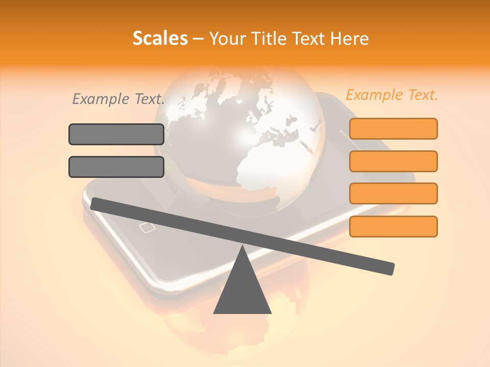 Electronic World Illu Tration PowerPoint Template