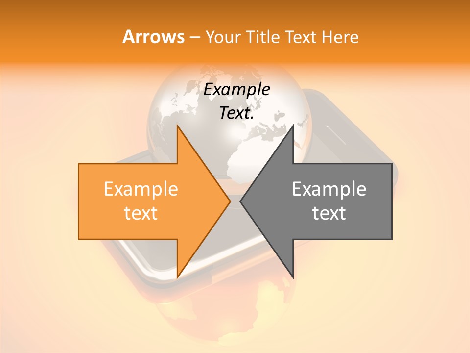 Electronic World Illu Tration PowerPoint Template