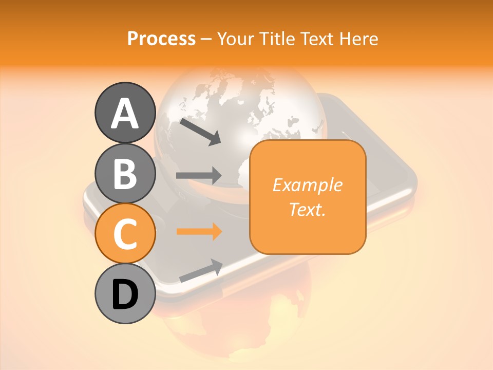 Electronic World Illu Tration PowerPoint Template