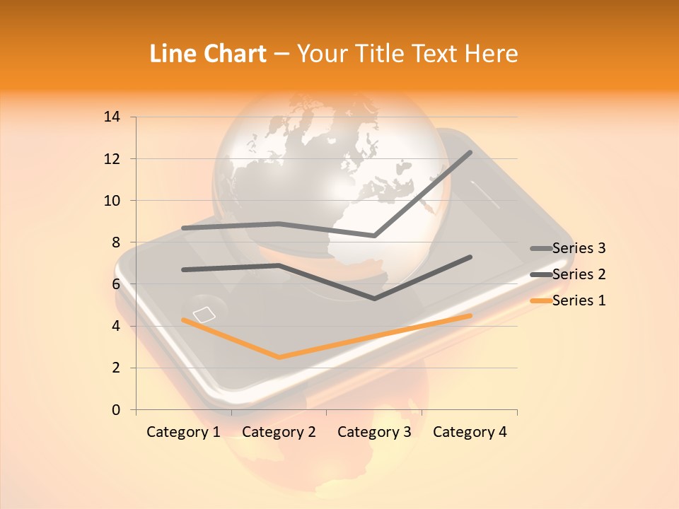 Electronic World Illu Tration PowerPoint Template