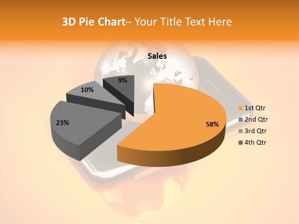 Electronic World Illu Tration PowerPoint Template