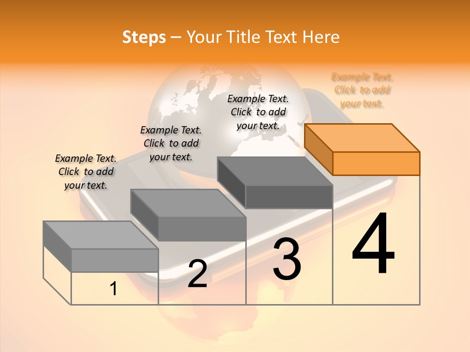 Electronic World Illu Tration PowerPoint Template