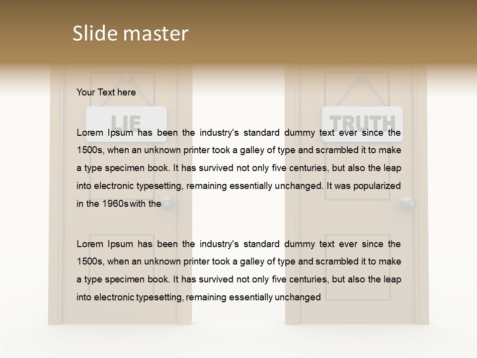 Concept Poster Fact PowerPoint Template