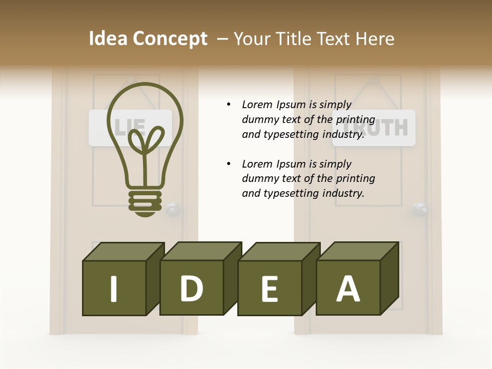 Concept Poster Fact PowerPoint Template