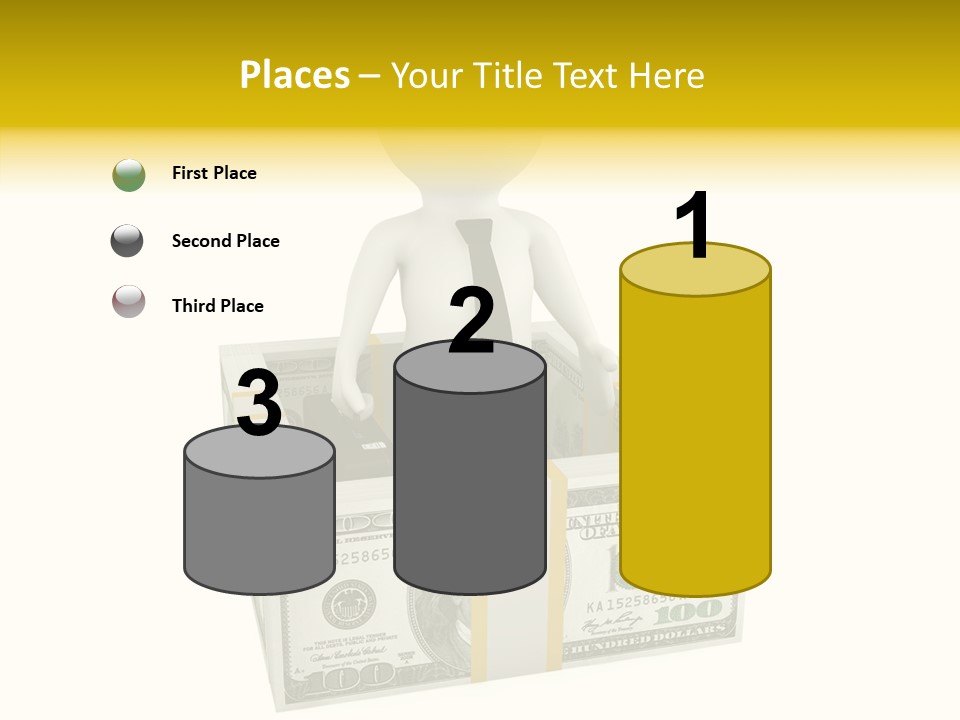 Market Financial Usa PowerPoint Template
