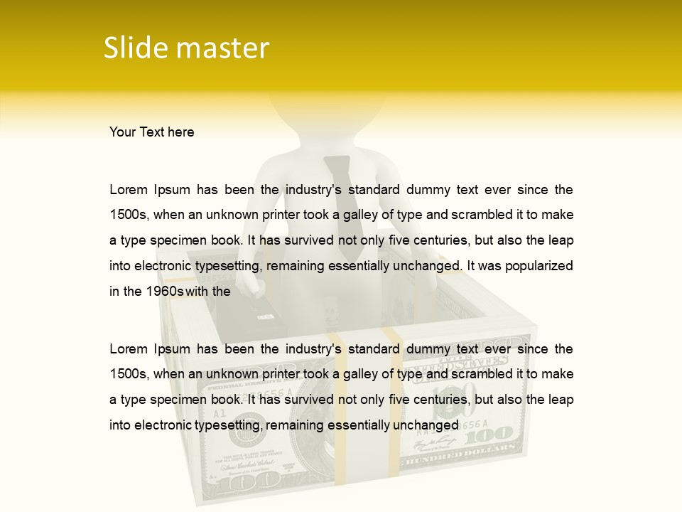 Market Financial Usa PowerPoint Template