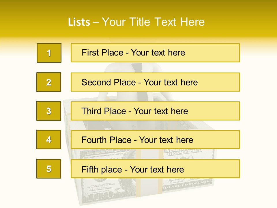 Market Financial Usa PowerPoint Template