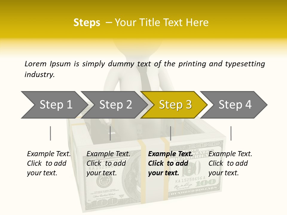 Market Financial Usa PowerPoint Template