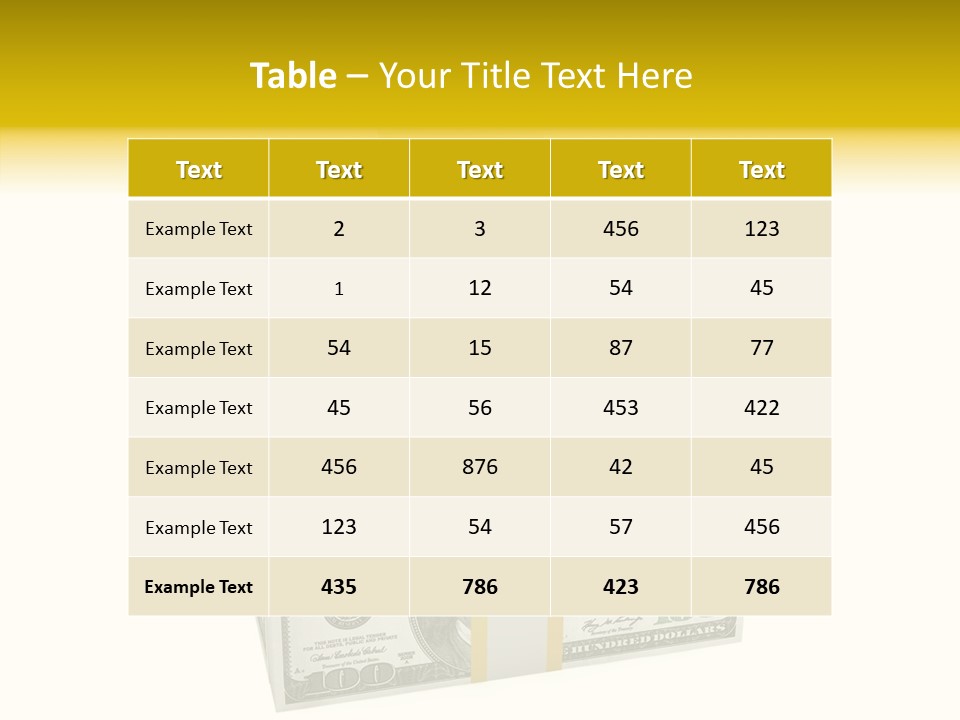 Market Financial Usa PowerPoint Template