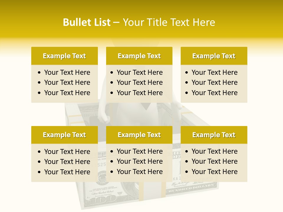 Market Financial Usa PowerPoint Template