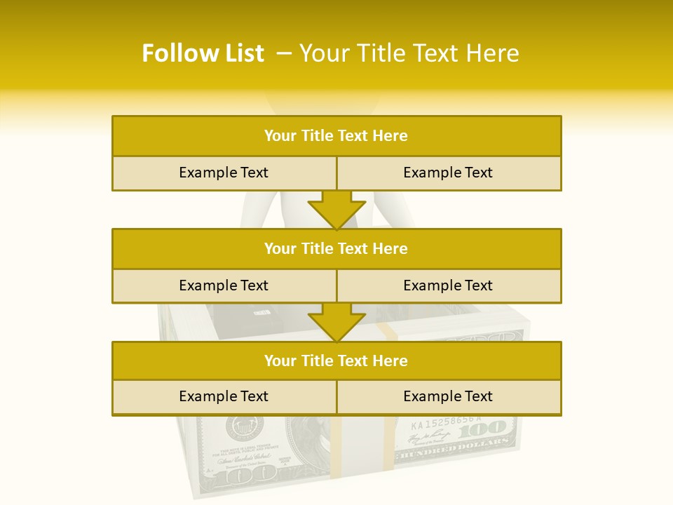 Market Financial Usa PowerPoint Template