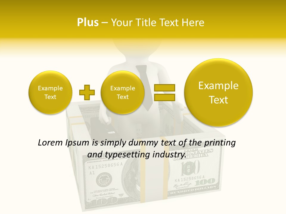 Market Financial Usa PowerPoint Template