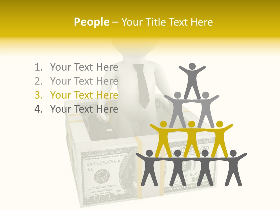 Market Financial Usa PowerPoint Template