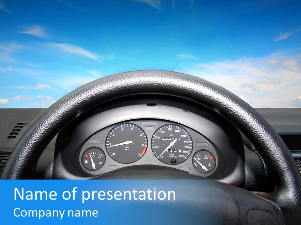 Speed Driver Engine PowerPoint Template