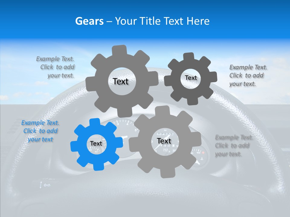 Speed Driver Engine PowerPoint Template