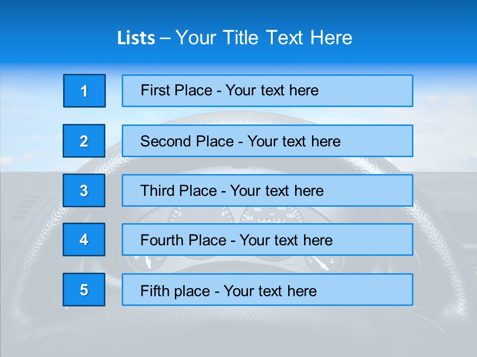Speed Driver Engine PowerPoint Template