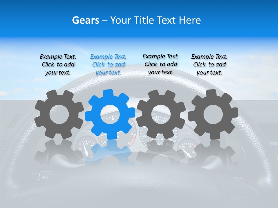 Speed Driver Engine PowerPoint Template