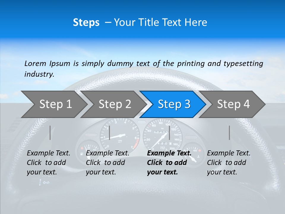 Speed Driver Engine PowerPoint Template