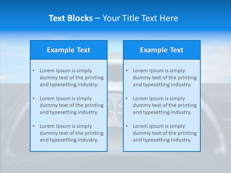Speed Driver Engine PowerPoint Template