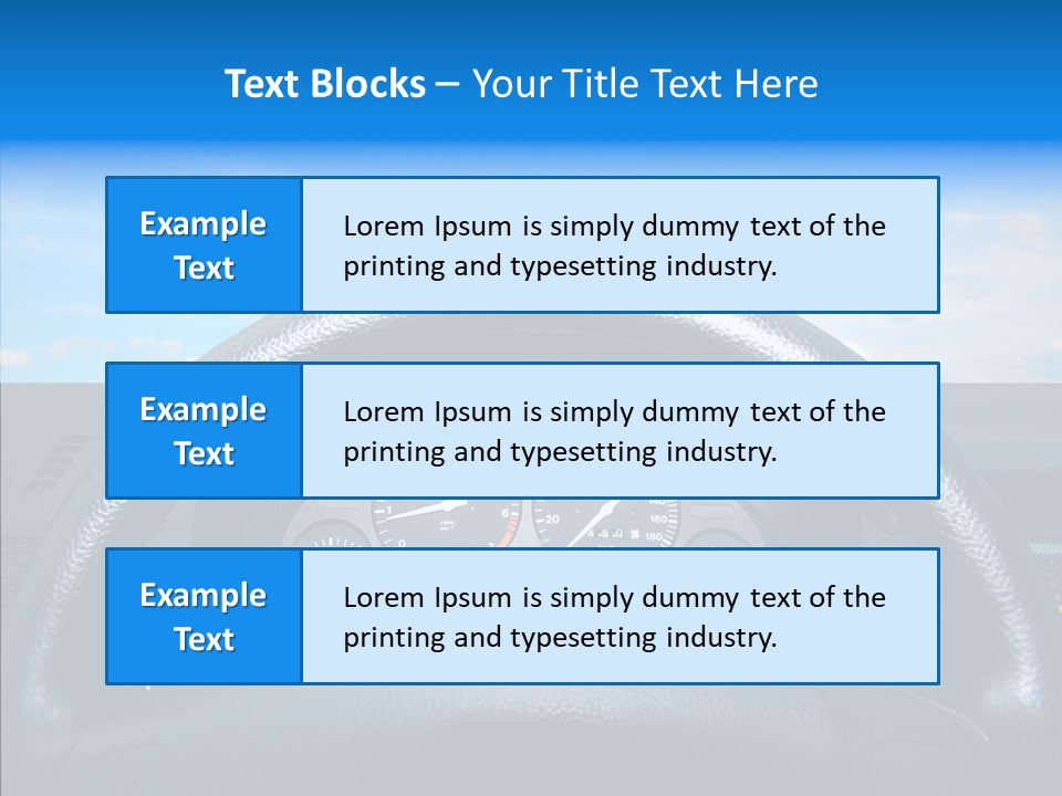 Speed Driver Engine PowerPoint Template