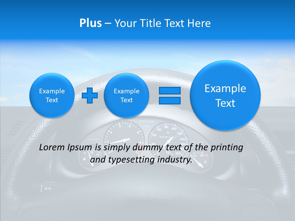 Speed Driver Engine PowerPoint Template