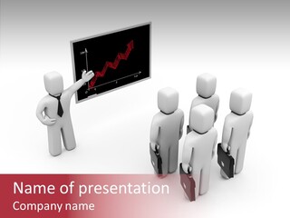 Chalkboard Worker Concept PowerPoint Template