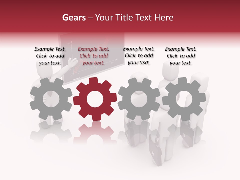 Chalkboard Worker Concept PowerPoint Template