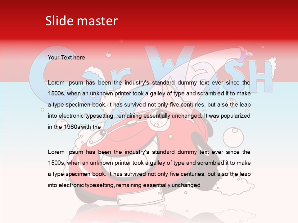 Picture Happy Drawing PowerPoint Template