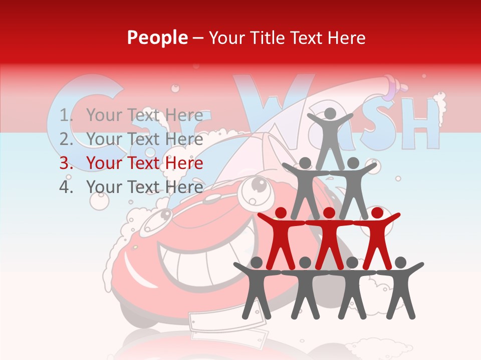 Picture Happy Drawing PowerPoint Template