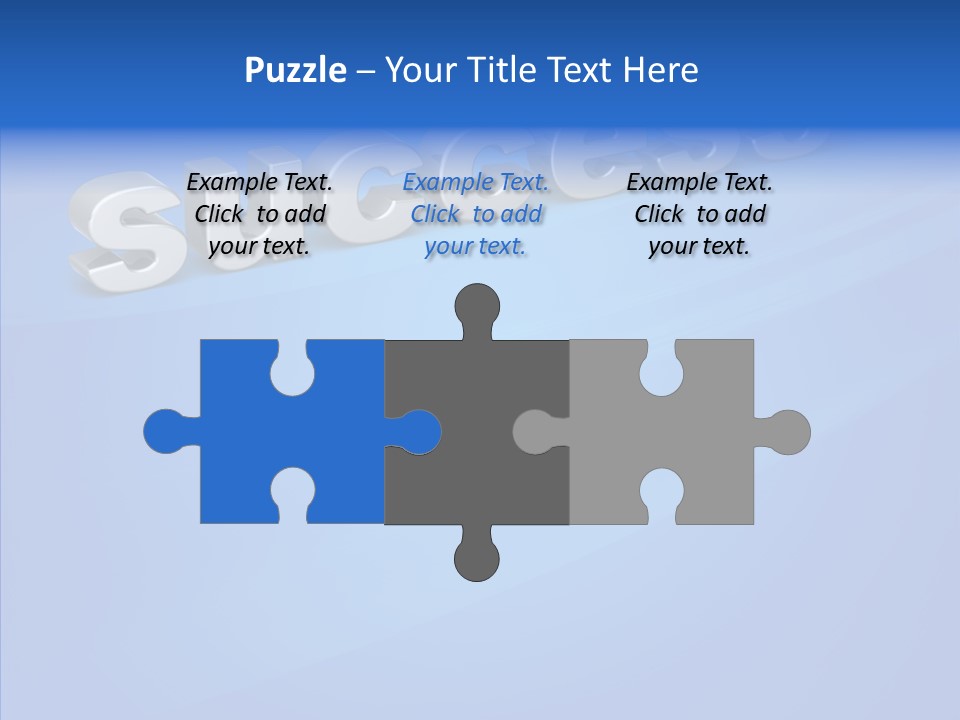 Teamwork Solution Success PowerPoint Template