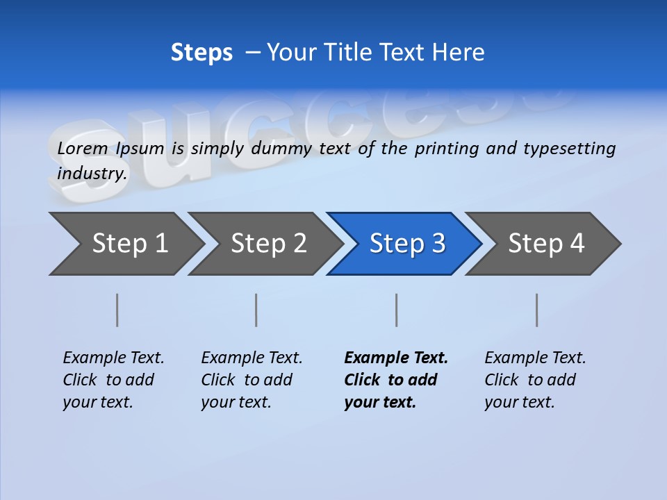 Teamwork Solution Success PowerPoint Template