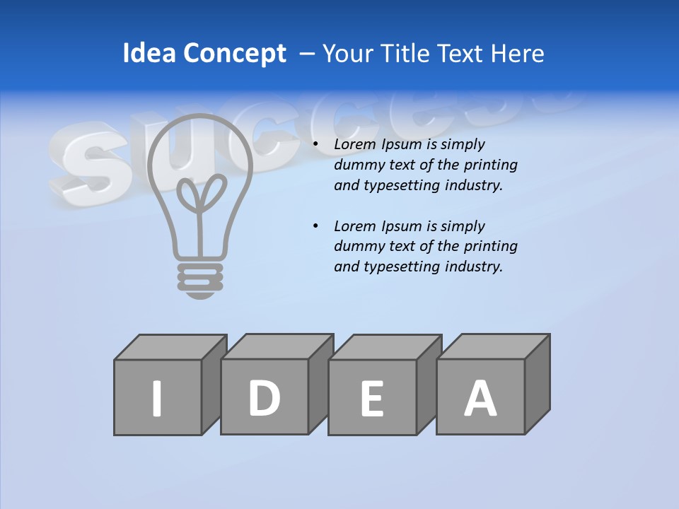 Teamwork Solution Success PowerPoint Template