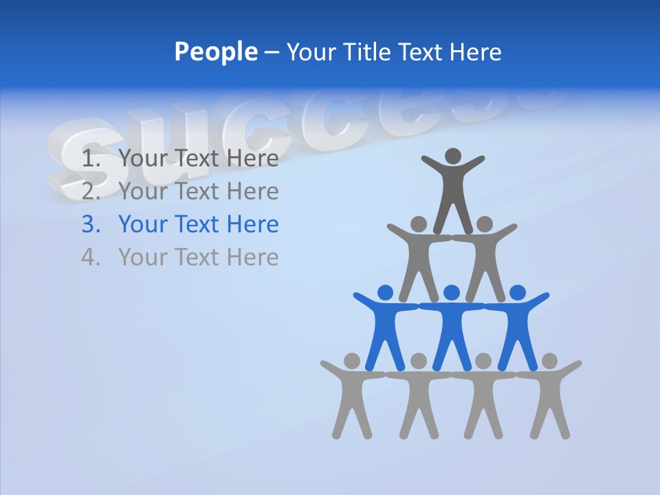 Teamwork Solution Success PowerPoint Template