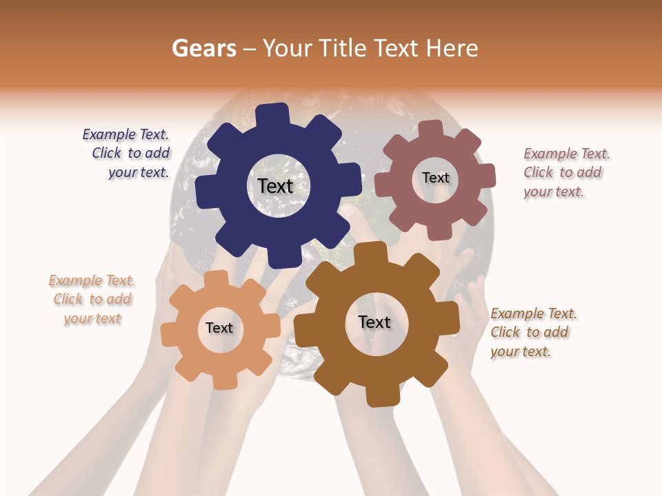 Save Isolated Hold PowerPoint Template