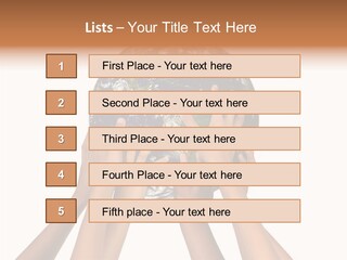 Save Isolated Hold PowerPoint Template