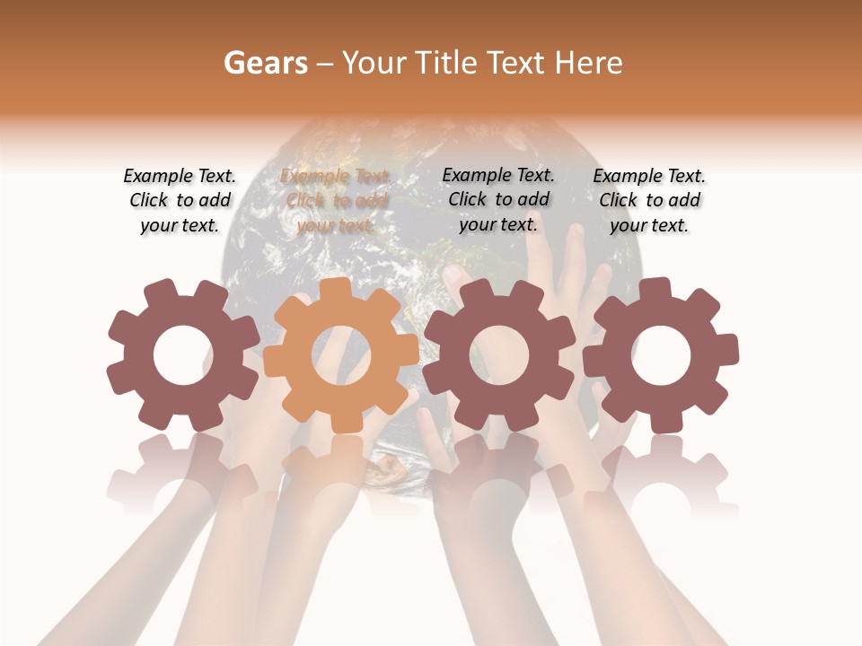 Save Isolated Hold PowerPoint Template