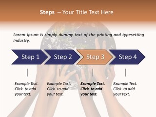 Save Isolated Hold PowerPoint Template