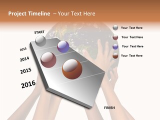 Save Isolated Hold PowerPoint Template