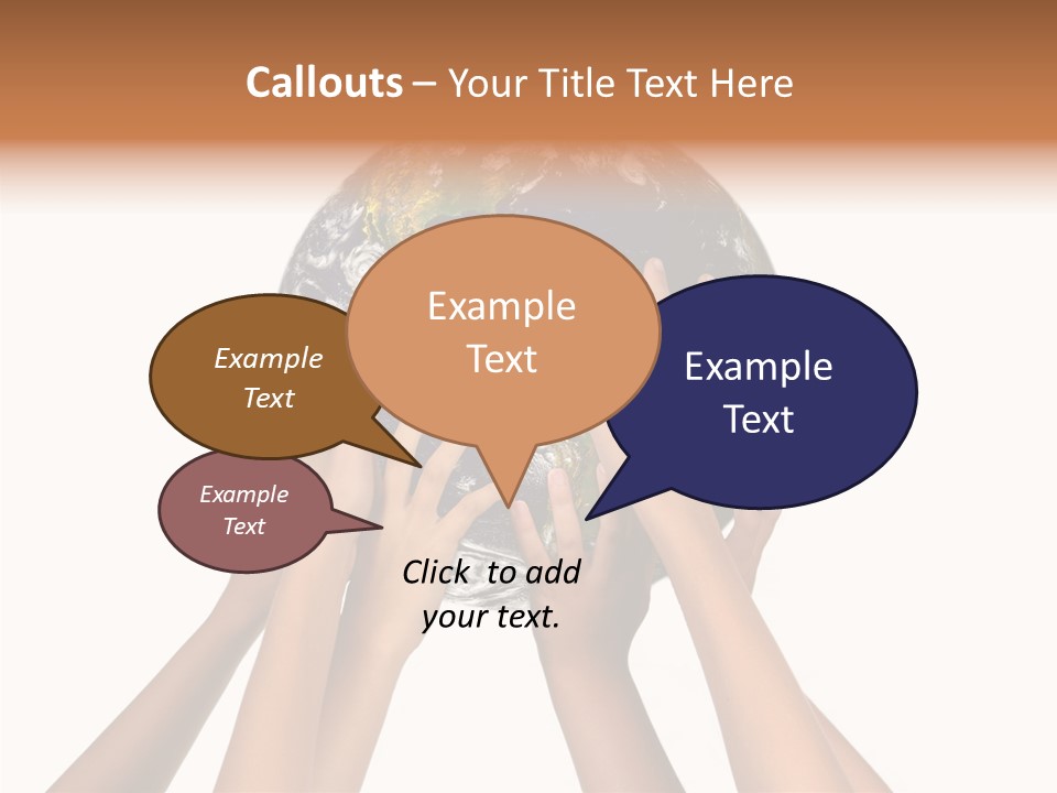 Save Isolated Hold PowerPoint Template