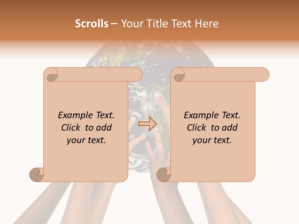 Save Isolated Hold PowerPoint Template