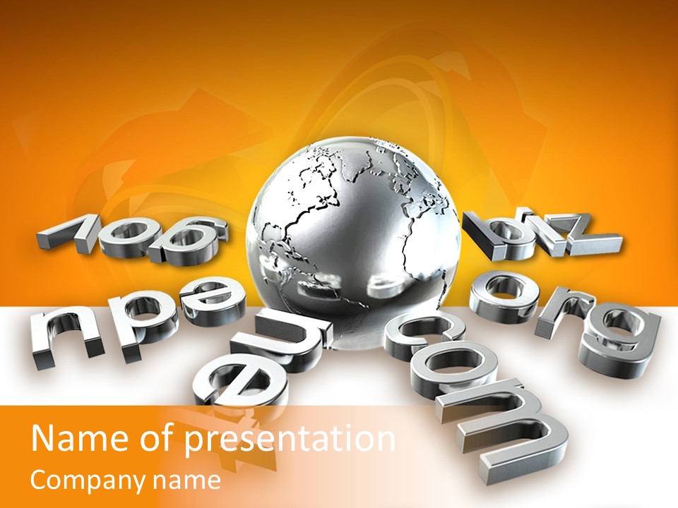 Commerce Global Communication PowerPoint Template