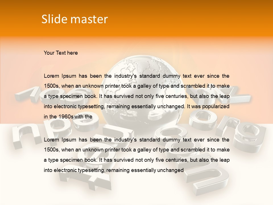 Commerce Global Communication PowerPoint Template