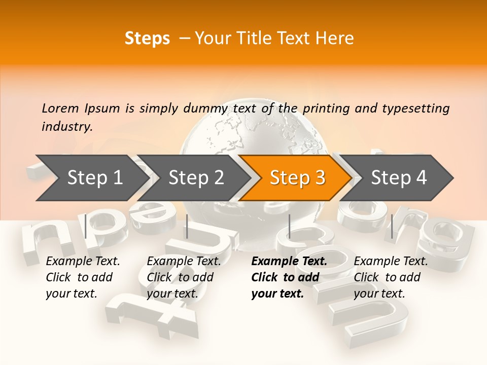 Commerce Global Communication PowerPoint Template